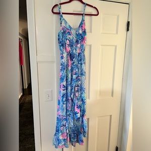 Lilly Pulitzer hi lo spaghettis strap dress size small